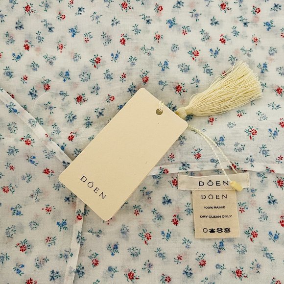 Doen Other - ❤️ DOEN TABLE CLOTH SPRING PARC MONCEAU FLORAL COTTAGECORE TABLECLOTH NWT IN BAG